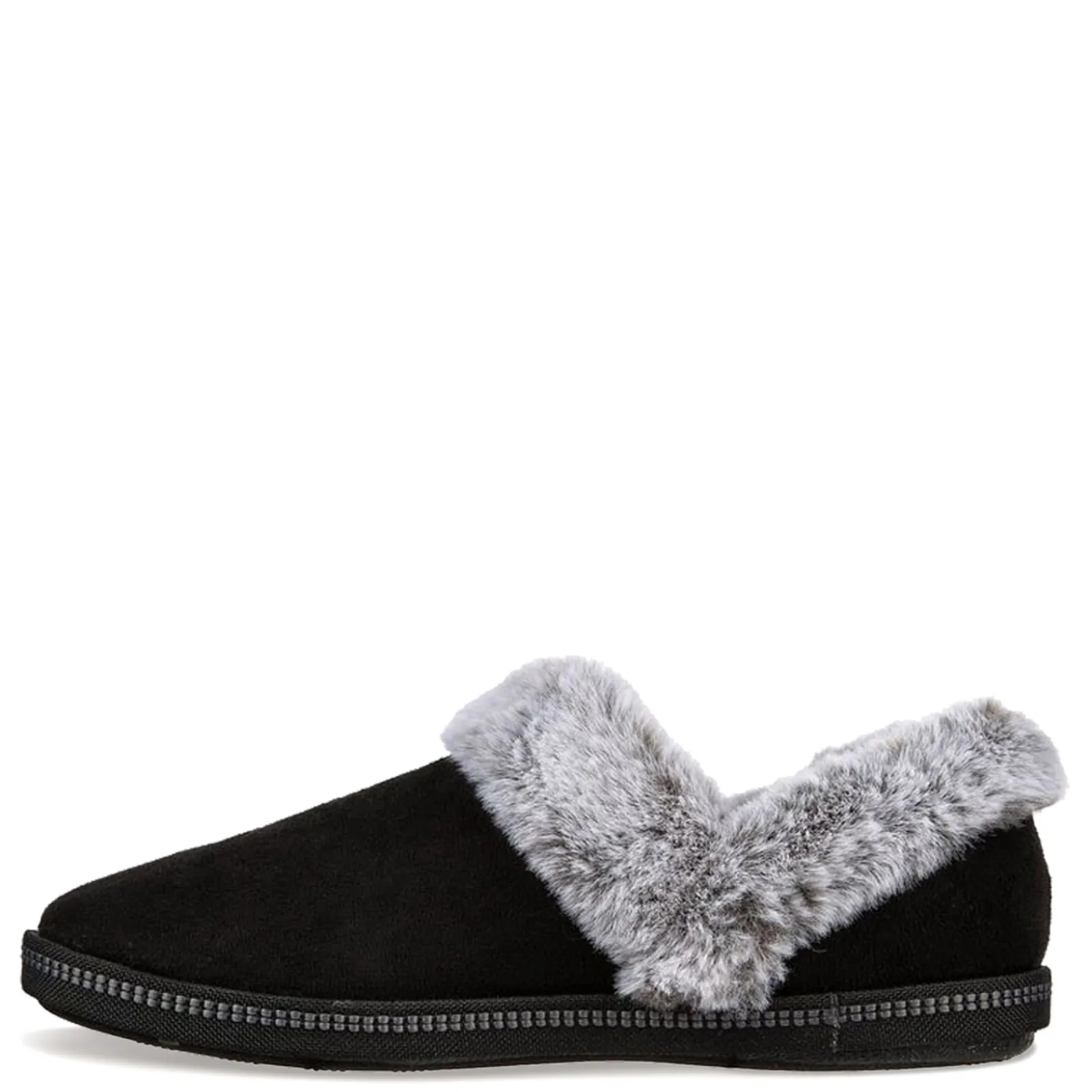 Skechers Slippers|Women's , Cozy Campfire Fresh Toast Slipper Black