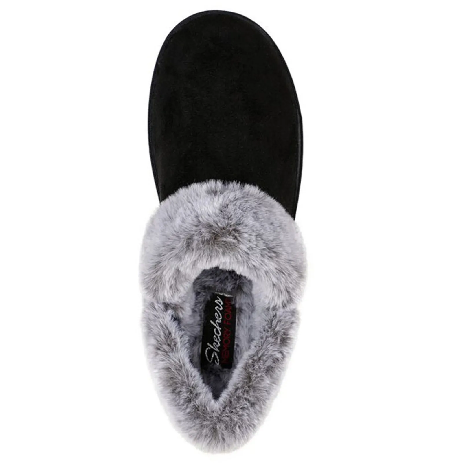 Skechers Slippers|Women's , Cozy Campfire Fresh Toast Slipper Black