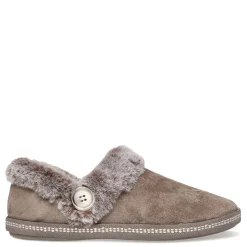 Skechers Slippers|Women's , Cozy Campfire Fresh Toast Slipper Taupe