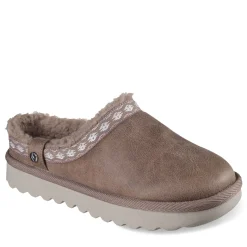 Skechers Clogs & Mules|Women's , Cozy Up - Idlewild Clog Taupe
