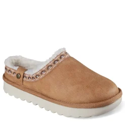 Skechers Clogs & Mules|Women's , Cozy Up - Idlewild Clog Tan