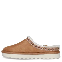 Skechers Clogs & Mules|Women's , Cozy Up - Idlewild Clog Tan