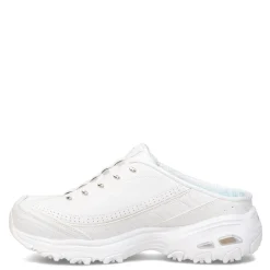 Skechers Clogs & Mules|Women's , D'lites - Bright Sky Sneaker White Silver