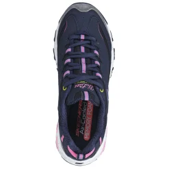 Skechers Sneakers & Athletic|Women's , D'Lites - Bold Views Sneaker Navy Multi