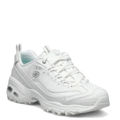 Skechers Sneakers & Athletic|Women's , D'Lites - Fresh Start Sneaker White Silver