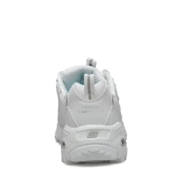 Skechers Sneakers & Athletic|Women's , D'Lites - Fresh Start Sneaker White Silver