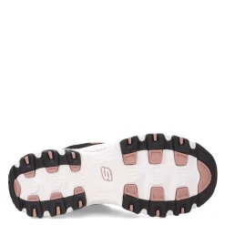 Skechers Sneakers & Athletic|Women's , D'Lites - Me Time Sneaker Black/Rose Gold