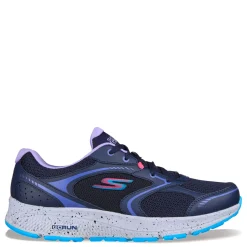 Skechers Sneakers & Athletic|Women's , GO RUN Consistent - Vivid Horizon Running Shoe - Wide Width Navy/Lavender