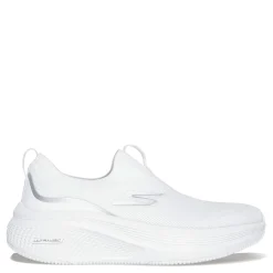 Skechers Slip-On Shoes|Women's , GO RUN Elevate - Cadena Running Shoe White Silver