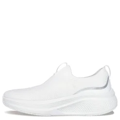 Skechers Slip-On Shoes|Women's , GO RUN Elevate - Cadena Running Shoe White Silver
