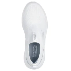Skechers Slip-On Shoes|Women's , GO RUN Elevate - Cadena Running Shoe White Silver