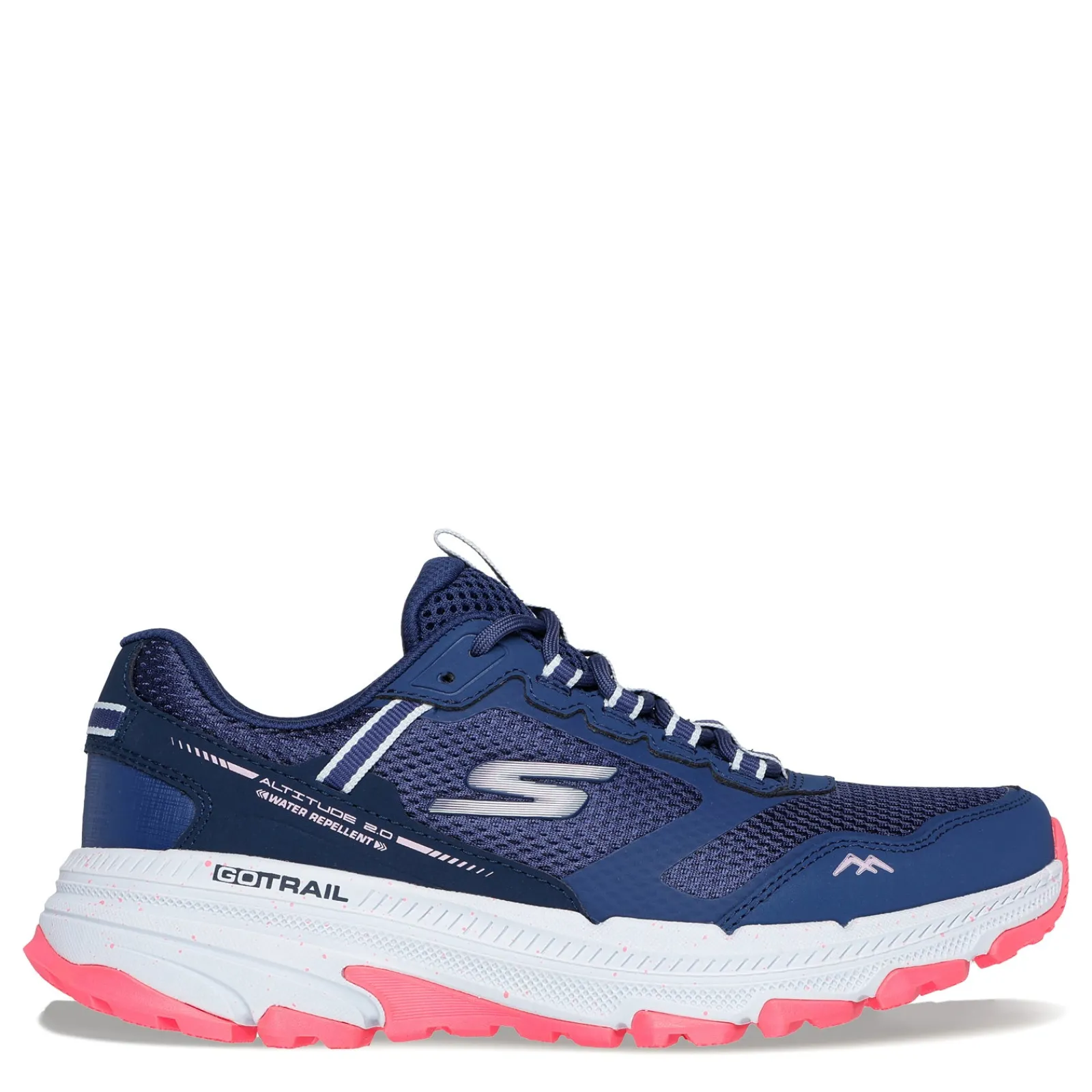 Skechers Sneakers & Athletic|Women's , GO RUN Trail Altitude 2.0 - Ravine Trail Running Shoe Navy/Pink