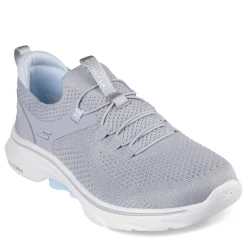 Skechers Sneakers & Athletic|Women's , GO WALK 7 - Abie Sneaker Grey Lt Blue