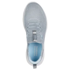 Skechers Slip-On Shoes|Women's , GO WALK 7 - Abie Sneaker Grey Lt Blue