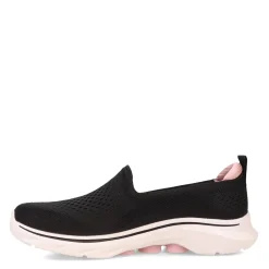 Skechers Slip-On Shoes|Women's , GO WALK 7 - Vina Sneaker Black Pink