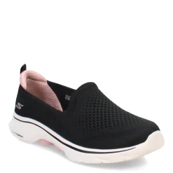 Skechers Sneakers & Athletic|Women's , GO WALK 7 - Vina Sneaker Black Pink