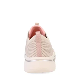 Skechers Sneakers & Athletic|Women's , GO WALK Arch Fit - Crystal Waves Sneaker Taupe/Pink
