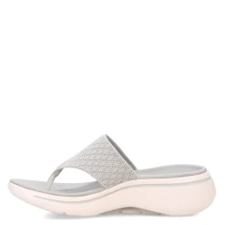 Skechers Sandals|Women's , GO WALK Arch Fit Sandal - Spellbound Sandal Grey
