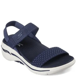 Skechers Sandals|Women's , GO WALK Arch Fit - Polished Sandal Navy
