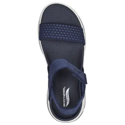 Skechers Sandals|Women's , GO WALK Arch Fit - Polished Sandal Navy