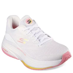 Skechers Sneakers & Athletic|Women's , GO WALK Distance Walker - Morning Sunset Walking Shoe White/Coral