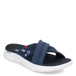 Skechers Sandals|Women's , GO WALK Flex Sandal Navy