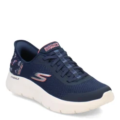 Skechers Sneakers & Athletic|Women's , GO WALK Flex - Slip Ins Walking Shoe Navy Pink