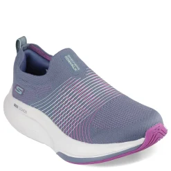Skechers Sneakers & Athletic|Women's , GO WALK Max Walker Sally Sneaker Charcoal Purple