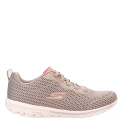Skechers Sneakers & Athletic|Women's , GO WALK Travel - Fun Journey Sneaker - Wide Width Taupe