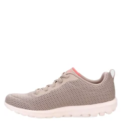 Skechers Sneakers & Athletic|Women's , GO WALK Travel - Fun Journey Sneaker - Wide Width Taupe