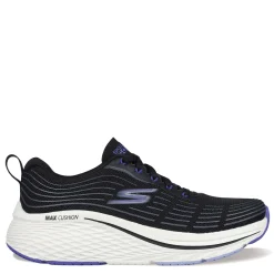 Skechers Sneakers & Athletic|Women's , GOrun Max Cushioning Elite 2.0 Sneaker Black Purple Flower