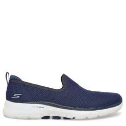Skechers Sneakers & Athletic|Women's , GOwalk 6 - Clear Virtue Slip-On Navy