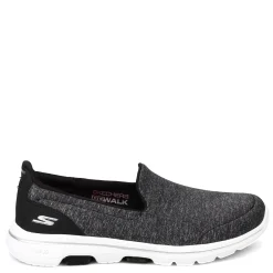 Skechers Slip-On Shoes|Women's , GOwalk 5 - Honor Slip-On Black / White