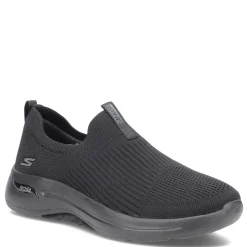 Skechers Sneakers & Athletic|Women's , GOwalk Arch Fit - Iconic Slip-On - Wide Width Black/Black