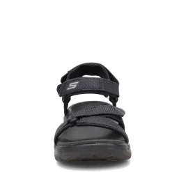 Skechers Sandals|Women's , GOwalk Arch Fit - Cruise Around Sandal Black