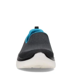 Skechers Slip-On Shoes|Women's , GOwalk Hyper Burst - Lunar Mars Slip-On Black Turq