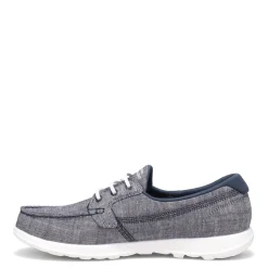 Skechers Slip-On Shoes|Women's , GOwalk Lite - Isla Boat Shoe - Wide Width Navy