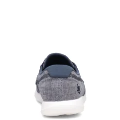 Skechers Slip-On Shoes|Women's , GOwalk Lite - Isla Boat Shoe - Wide Width Navy