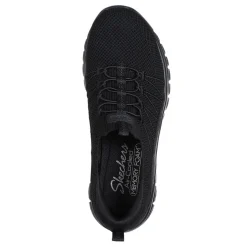 Skechers Slip-On Shoes|Women's , Graceful - Picture Perfect Sneaker Solid Black