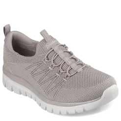 Skechers Slip-On Shoes|Women's , Graceful - Picture Perfect Sneaker Taupe