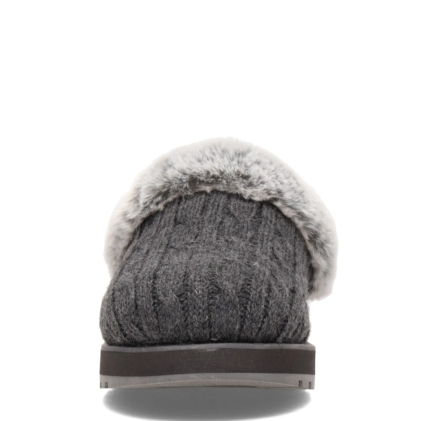 Skechers Slippers|Women's , Keepsakes - Ice Angel Slip-On - Wide Width Charcoal