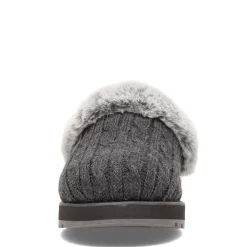 Skechers Slippers|Women's , Keepsakes - Ice Angel Slip-On Charcoal