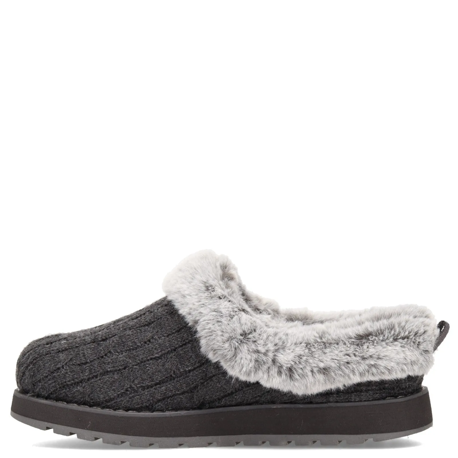 Skechers Slippers|Women's , Keepsakes - Ice Angel Slip-On Charcoal