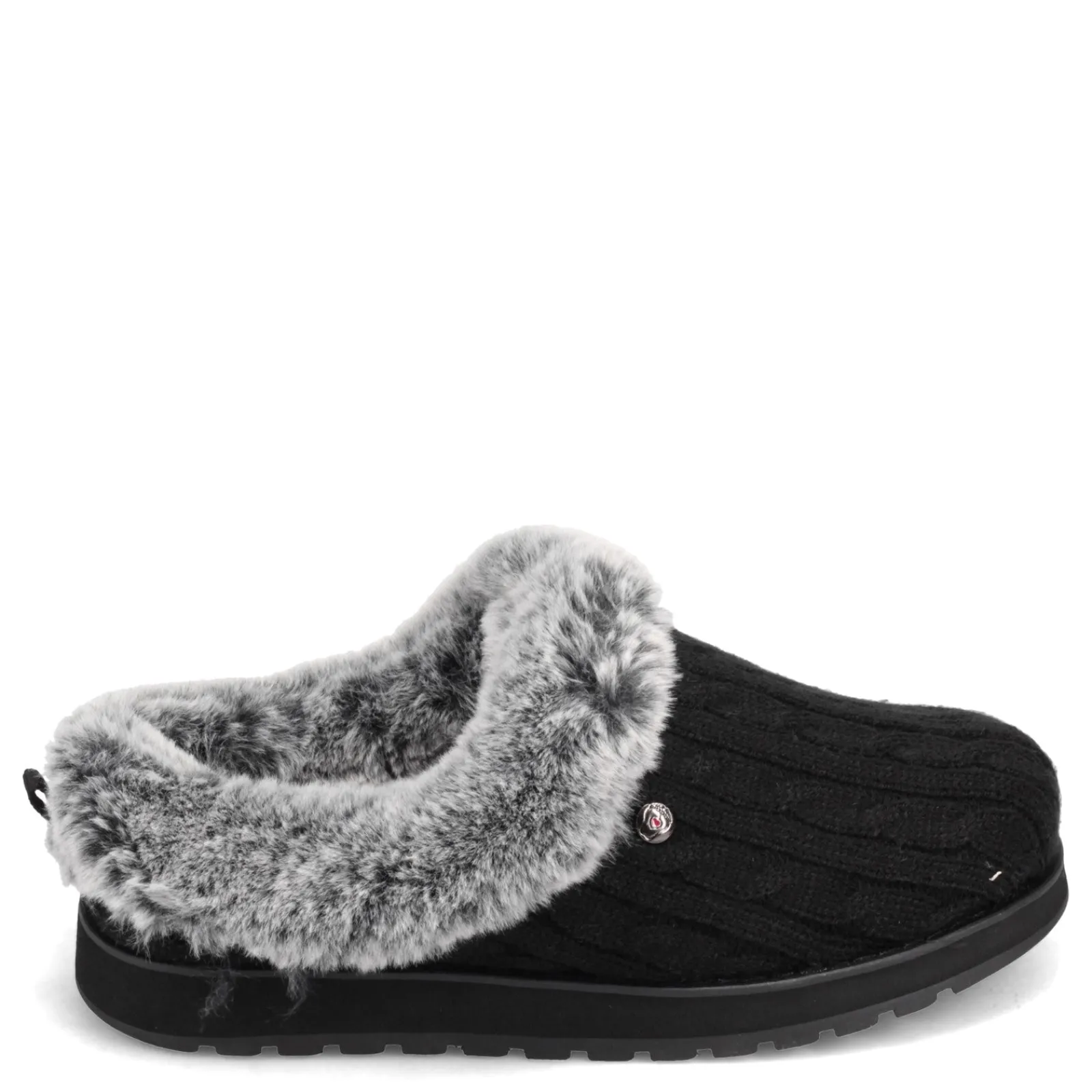 Skechers Slippers|Women's , Keepsakes - Ice Angel Slip-On Black