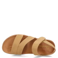 Skechers Sandals|Women's , Lifted Comfort Sandal Chestnut