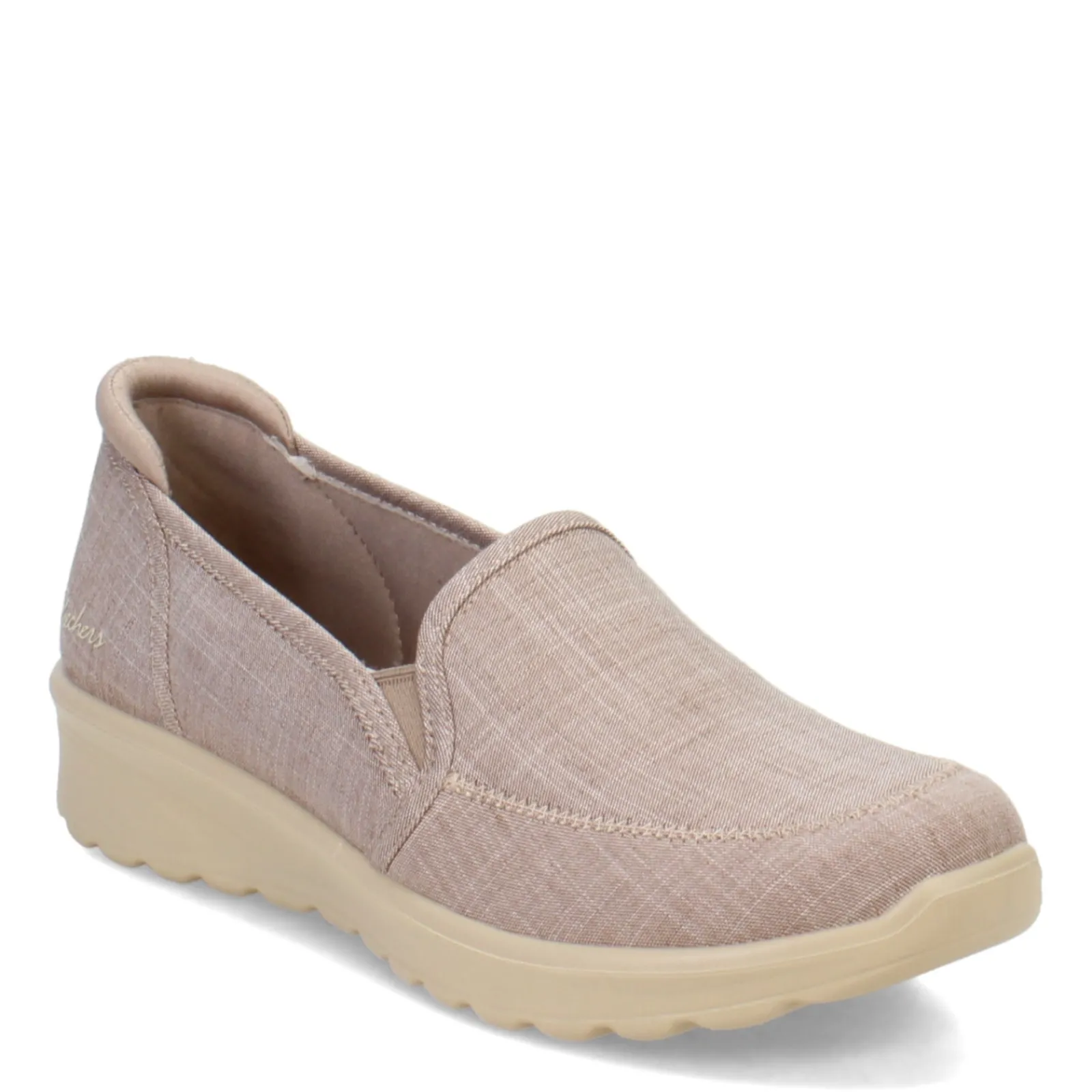 Skechers Loafers|Women's , Lovely Vibe Slip-On Taupe