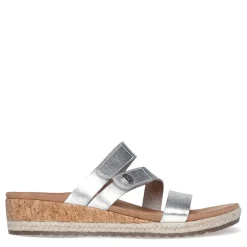 Skechers Sandals|Women's , Martha Stewart: Breezie - Shiny Luster Sandal Silver