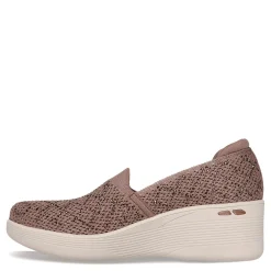 Skechers Wedges|Women's , Martha Stewart: Pier-Lite - My Reflection Slip-On Mocha