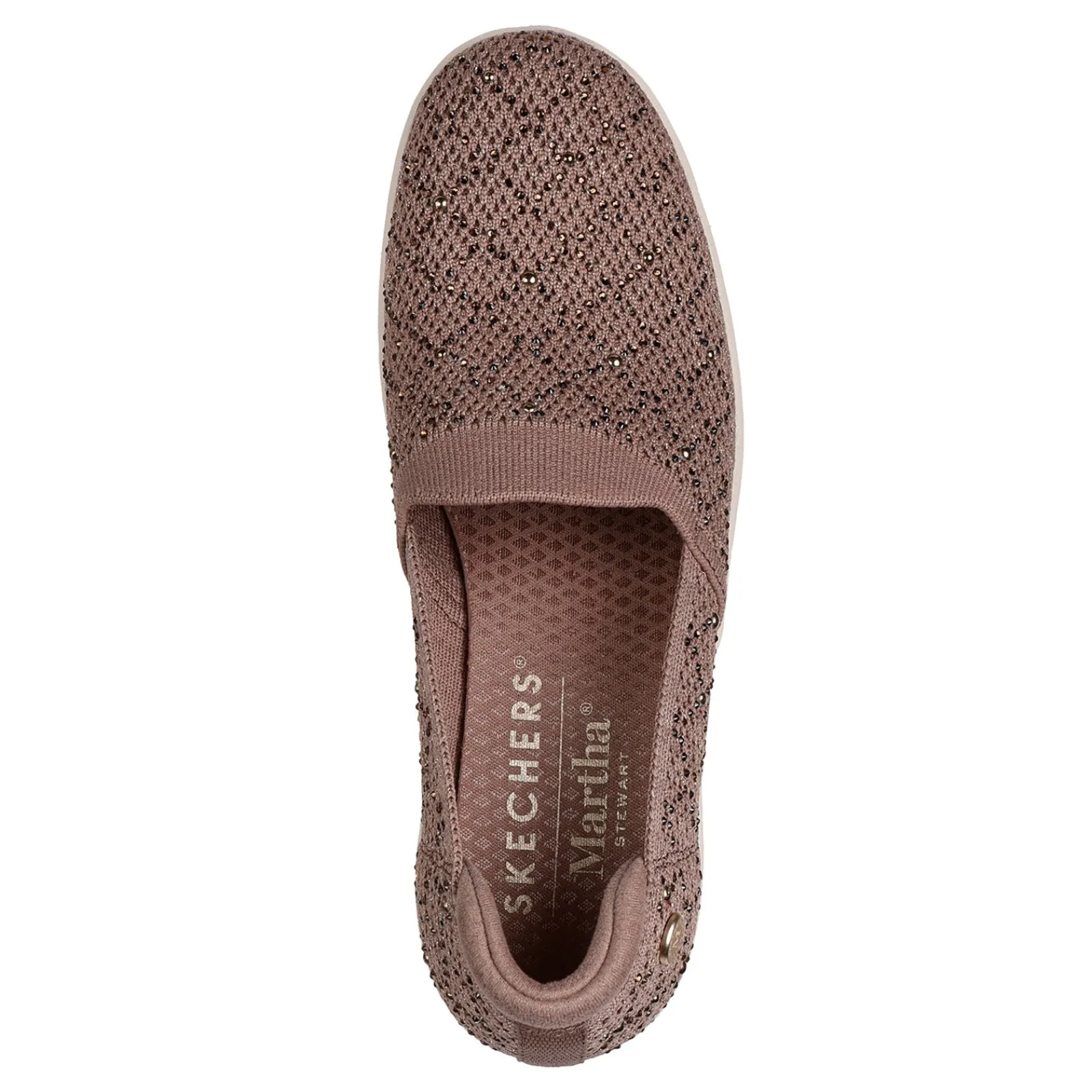 Skechers Wedges|Women's , Martha Stewart: Pier-Lite - My Reflection Slip-On Mocha