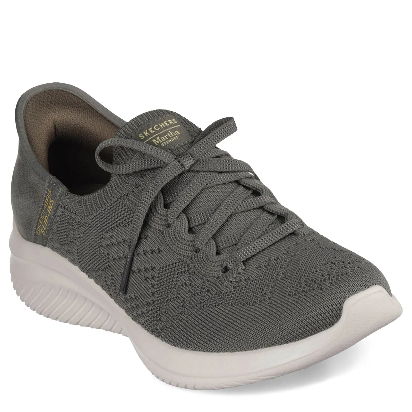 Skechers Sneakers & Athletic|Women's , Martha Stewart - Slip-ins: Ultra Flex 3.0 Back On Track Sneaker Olive